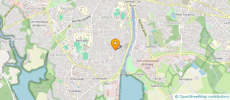 localisation de l'entreprise SCI B.P.V. à VANNES