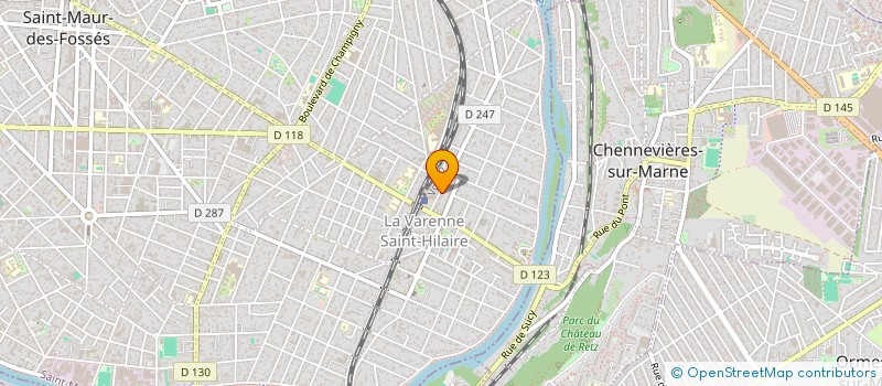 localisation de l'entreprise SCI B.PELLAT à SAINT-MAUR-DES-FOSSES