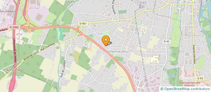 localisation de l'entreprise SCI B. PINGUET à VILLEMANDEUR