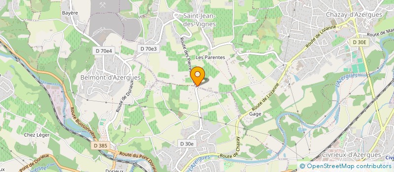 localisation de l'entreprise SCI B PUISSANCE 3  LOZANNE