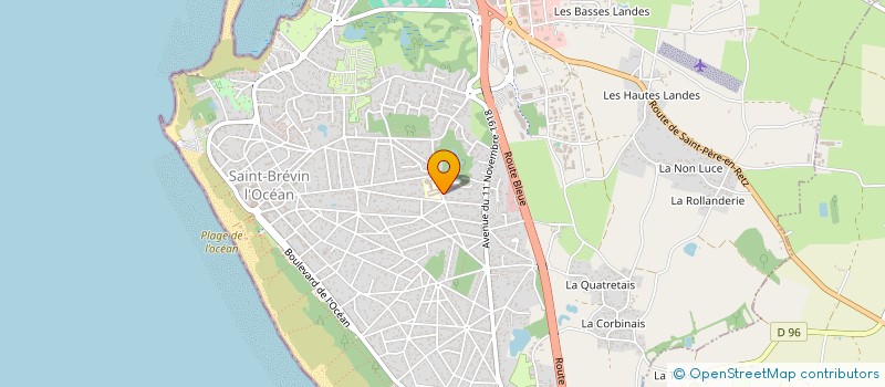 localisation de l'entreprise SCI B-QUATOR à SAINT-BREVIN-LES-PINS
