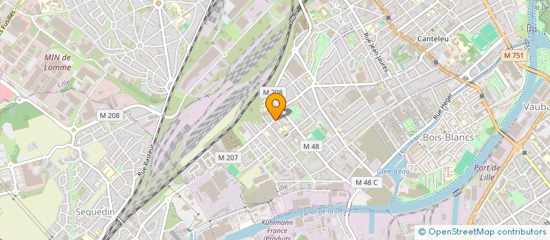 localisation de l'entreprise SCI B.R.A.I. à LILLE