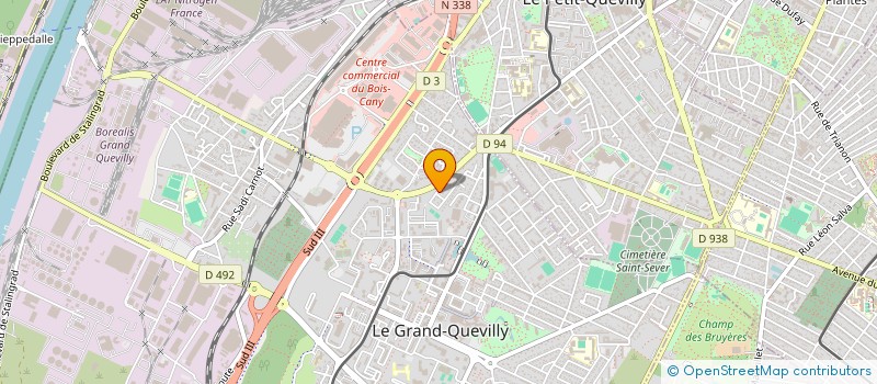 localisation de l'entreprise SCI B.R.A.M.S à SEVRES