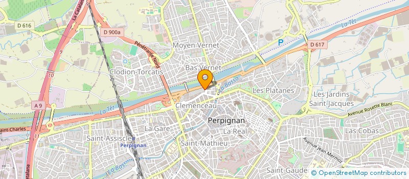 localisation de l'entreprise SCI B.R.D à PERPIGNAN