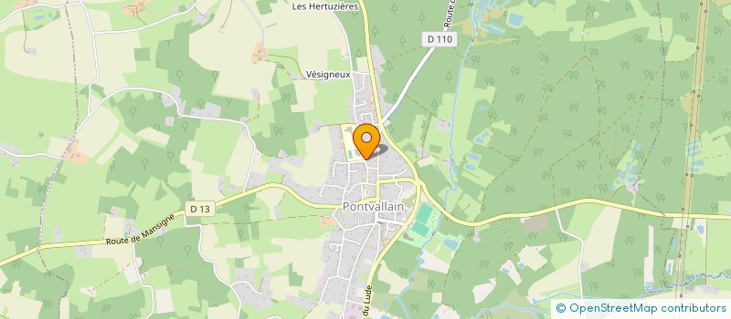 localisation de l'entreprise SCI B.R.J.P.C.  PONTVALLAIN