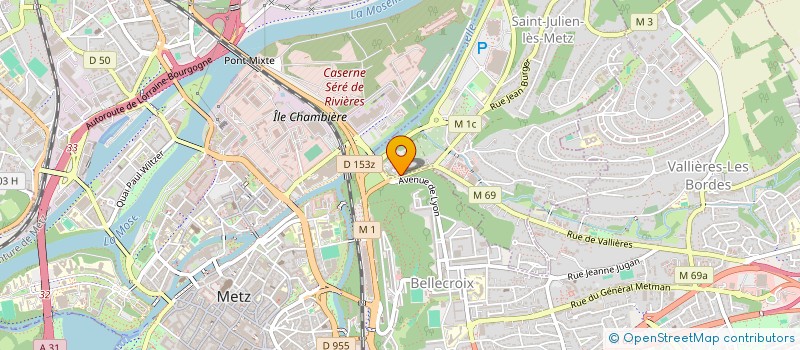 localisation de l'entreprise SCI B R T  SAINT-JULIEN-LES-METZ