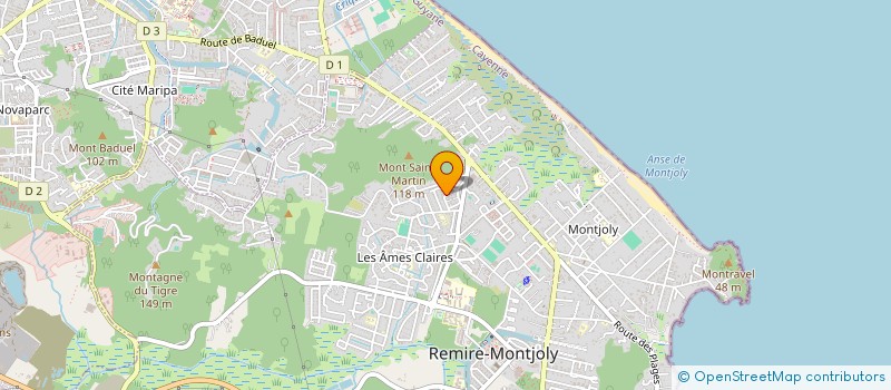 localisation de l'entreprise SCI B.S  REMIRE-MONTJOLY