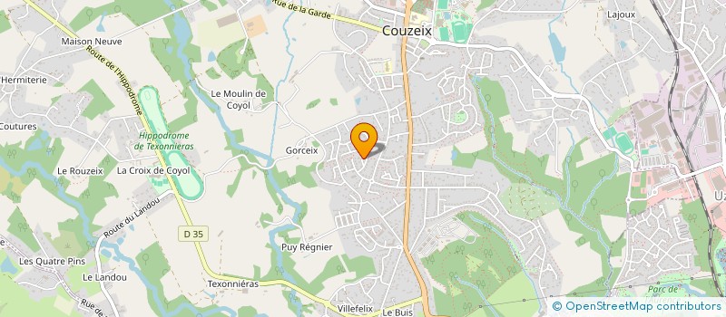 localisation de l'entreprise SCI B.S.C. à COUZEIX