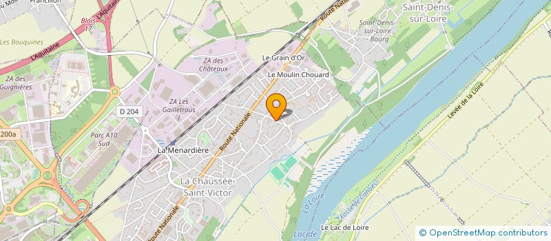 localisation de l'entreprise SCI B.S.E  LA CHAUSSEE-SAINT-VICTOR