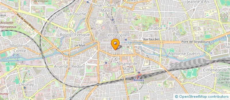 localisation de l'entreprise SCI B.S.G.L.  RENNES