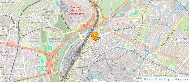 localisation de l'entreprise SCI B. SAIL  STRASBOURG