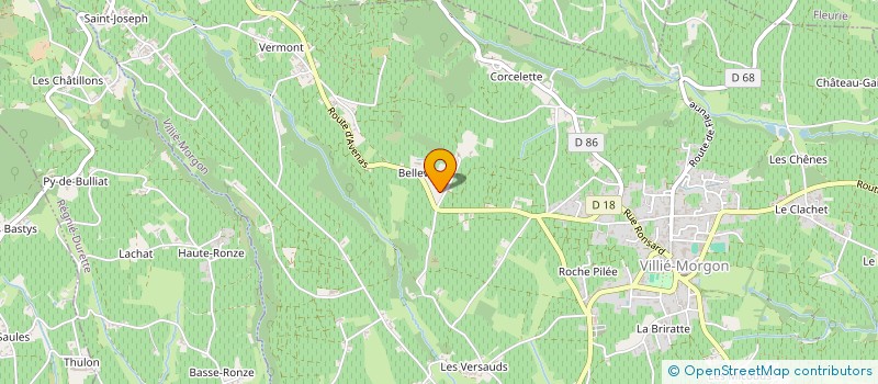 localisation de l'entreprise SCI B.T.B.  SAINT-JULIEN