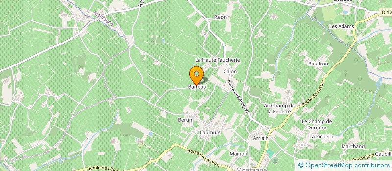 localisation de l'entreprise SCI B.T.M.  MONTAGNE