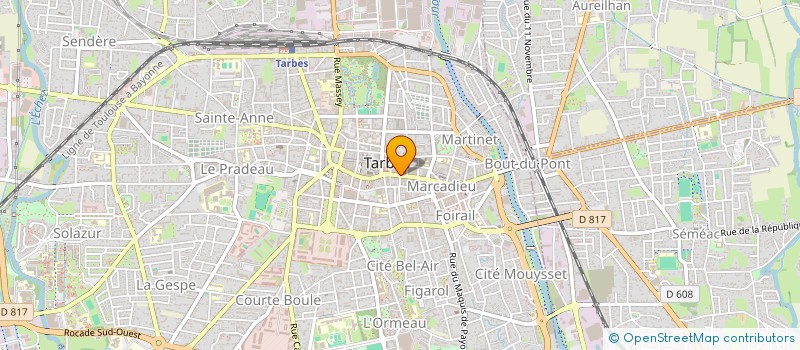 localisation de l'entreprise SCI B TO C  TARBES