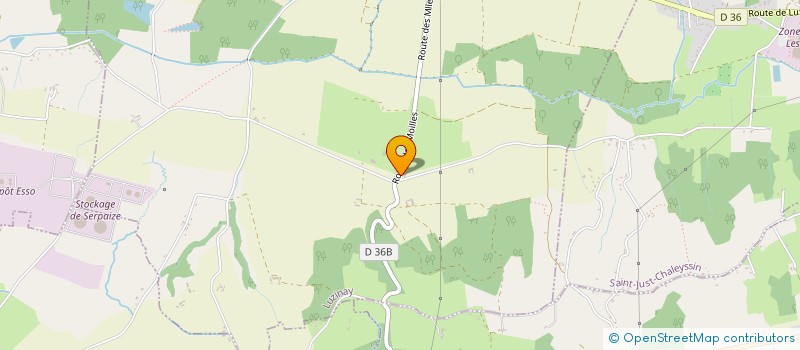 localisation de l'entreprise SCI B TWO G  LUZINAY