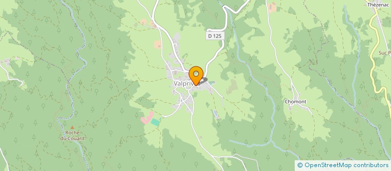 localisation de l'entreprise SCI B.V.B. DU HAUT FOREZ  VALPRIVAS
