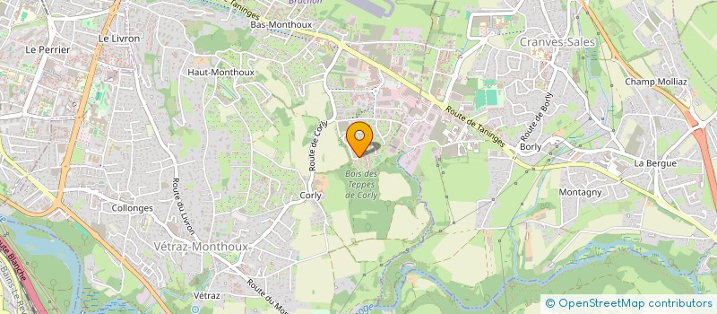 localisation de l'entreprise SCI B.V.C.  VETRAZ-MONTHOUX
