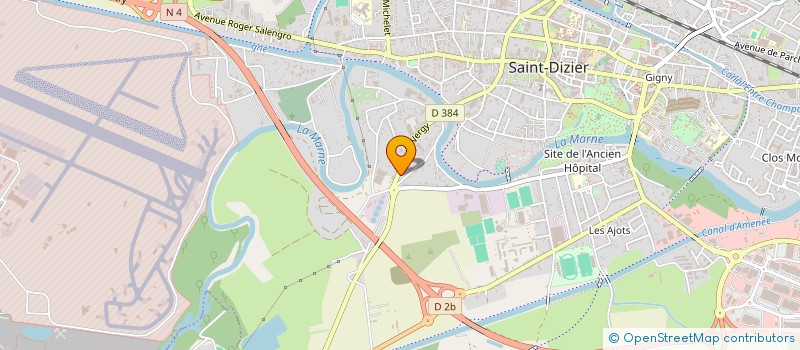 localisation de l'entreprise SCI B.V.F. à SAINT-DIZIER