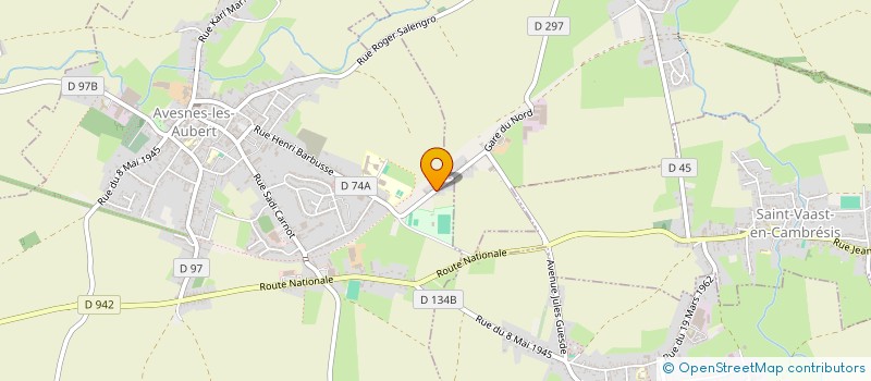 localisation de l'entreprise SCI B V MICHELET  AVESNES-LES-AUBERT