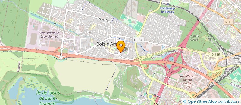 localisation de l'entreprise SCI B.Y  BOIS-D'ARCY