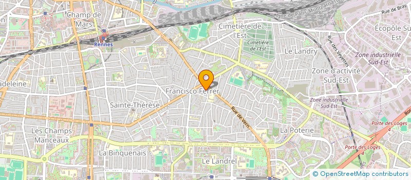 localisation de l'entreprise SCI B12  QUIMPER