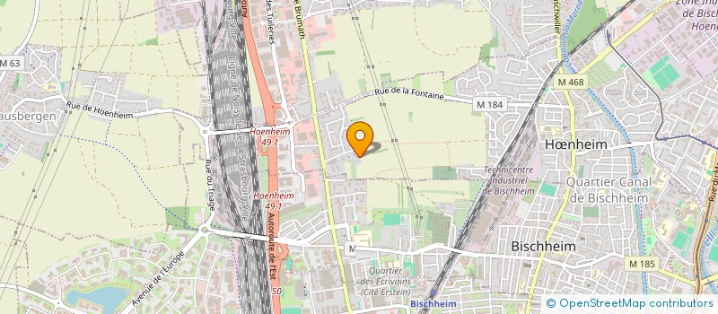 localisation de l'entreprise SCI B171 - MELTY HOME  HNHEIM