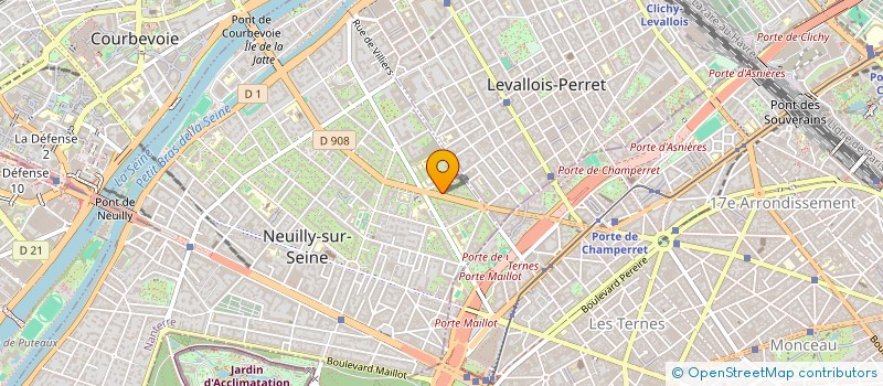 localisation de l'entreprise SCI B2 à NEUILLY-SUR-SEINE