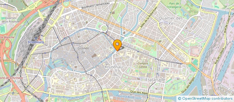 localisation de l'entreprise SCI B2 D M à STRASBOURG