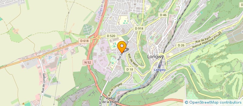 localisation de l'entreprise SCI B2 IMMOBILIERE à LONGWY