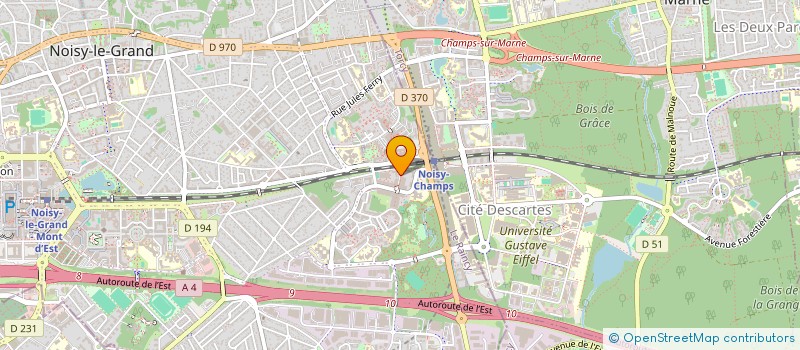 localisation de l'entreprise SCI B2 REI  NOISY-LE-GRAND