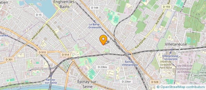 localisation de l'entreprise SCI B21  DEUIL-LA-BARRE