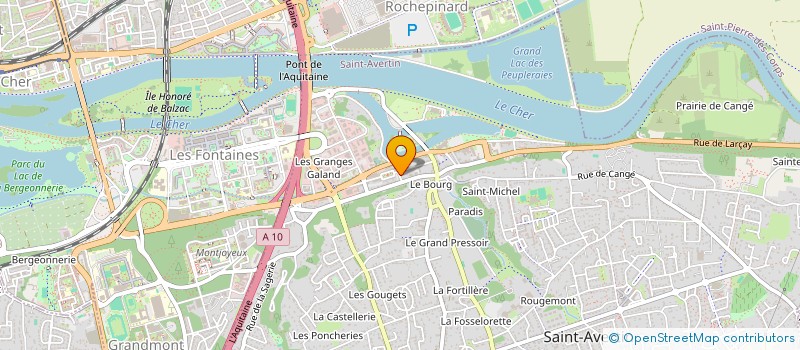 localisation de l'entreprise SCI B24  SAINT-AVERTIN