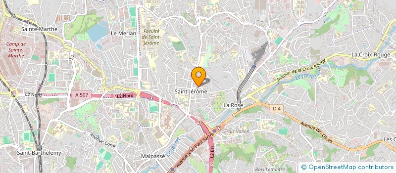 localisation de l'entreprise SCI B2C  MARSEILLE 13EME