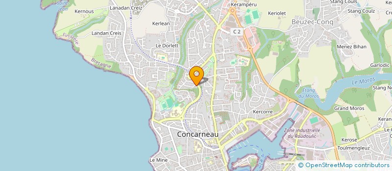 localisation de l'entreprise SCI B2D  CONCARNEAU