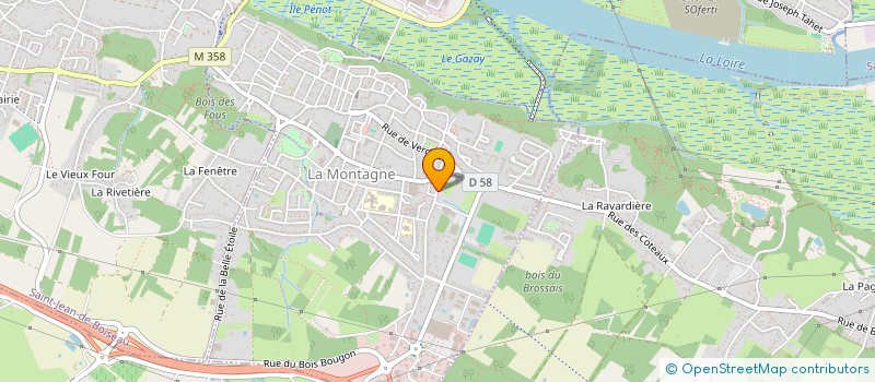 localisation de l'entreprise SCI B2E  LA MONTAGNE