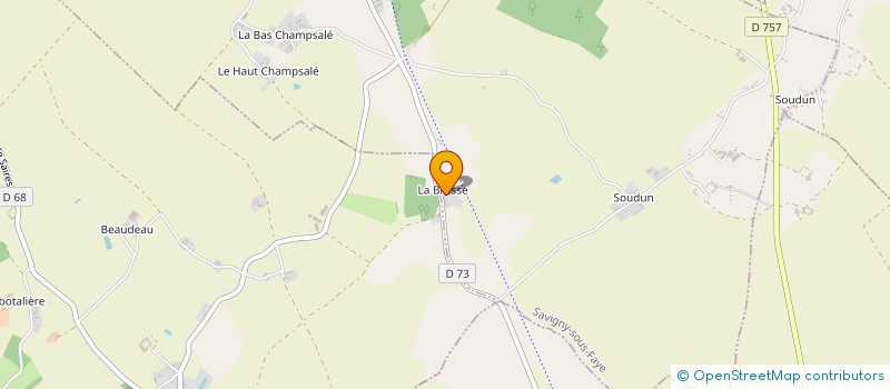 localisation de l'entreprise SCI B2FL  SAVIGNY-SOUS-FAYE