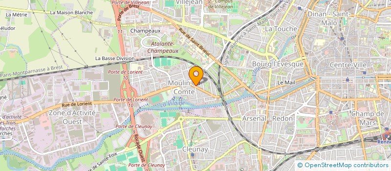 localisation de l'entreprise SCI B2G  RENNES