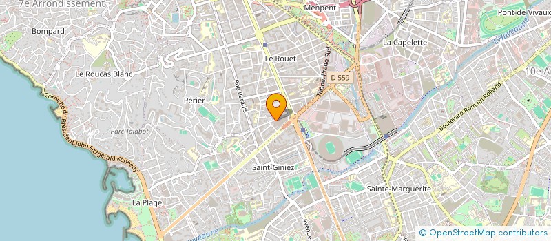 localisation de l'entreprise SCI B2H83 à MARSEILLE