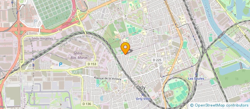 localisation de l'entreprise SCI B2I  ORLY