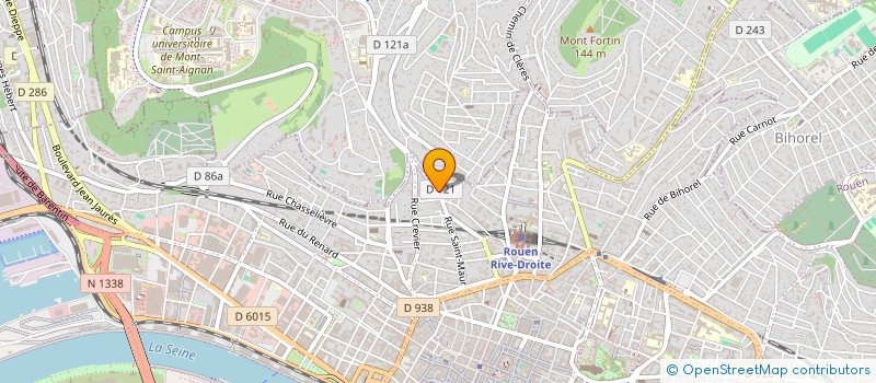 localisation de l'entreprise SCI B2J  MONT-SAINT-AIGNAN