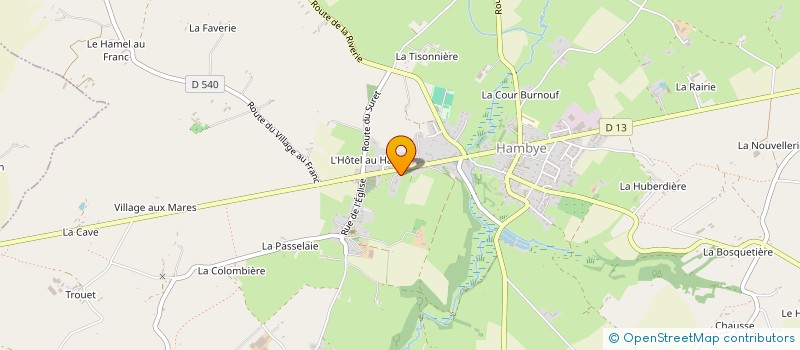 localisation de l'entreprise SCI B2J ST MALO INVESTISSEMENT  HAMBYE