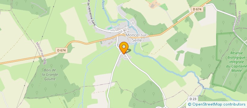 localisation de l'entreprise SCI B2JFDR  MONCEL-SUR-SEILLE