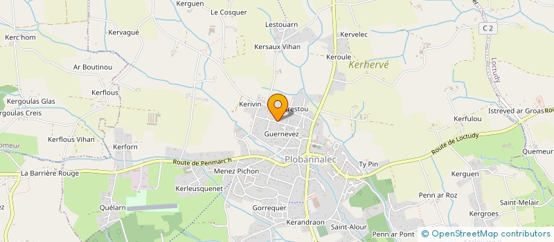 localisation de l'entreprise SCI B2JT  PLOBANNALEC-LESCONIL