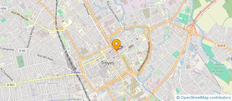 localisation de l'entreprise SCI B2L à TROYES