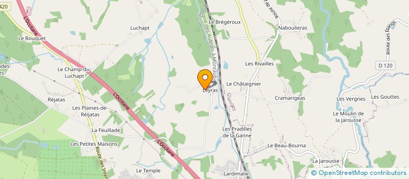 localisation de l'entreprise SCI B2L  VICQ-SUR-BREUILH