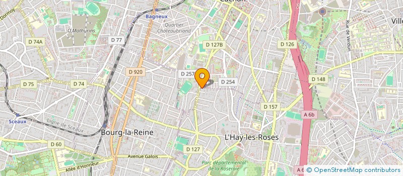 localisation de l'entreprise SCI B2L  CACHAN