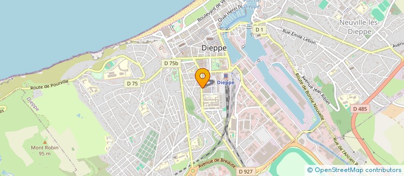 localisation de l'entreprise SCI B2M  DIEPPE