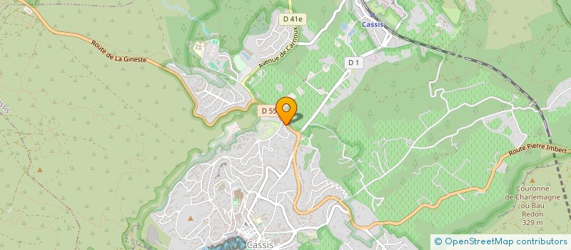 localisation de l'entreprise SCI B2M  CASSIS