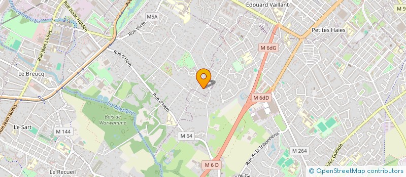 localisation de l'entreprise SCI B2M INVEST à CROIX