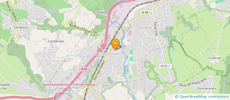 localisation de l'entreprise SCI B2M R  LA GRAND-CROIX